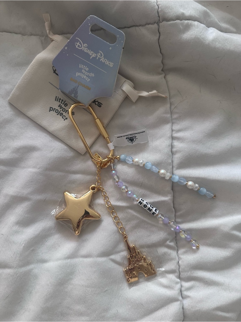 Disney Parks x Little Words Project Home Keychain